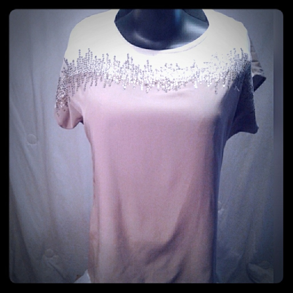 Ivroy & Tan Sequin Blouse